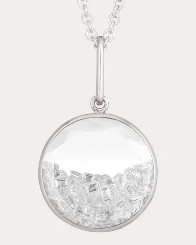 Moritz Glik Women's Diamond Core 15 Pendant Necklace In Metallic