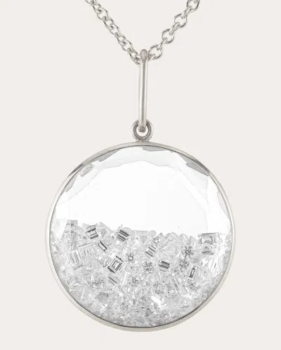 Moritz Glik Women's Diamond Core 20 Pendant Necklace In Metallic
