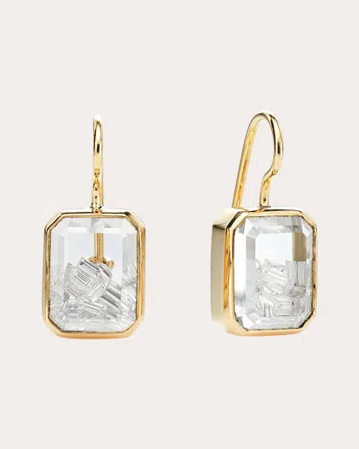 Moritz Glik Women's Diamond Esmeralda Drop Earrings In Gold