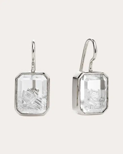 Moritz Glik Women's Diamond Esmeralda Drop Earrings In Metallic