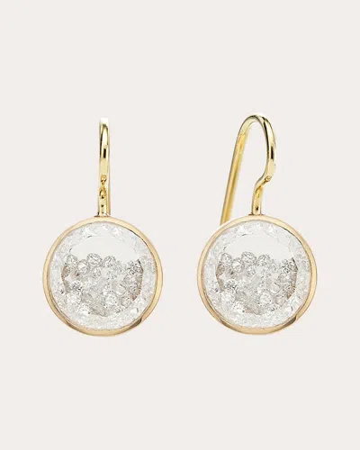 Moritz Glik Women's Diamond Naipe Circle Drop Earrings In Gold