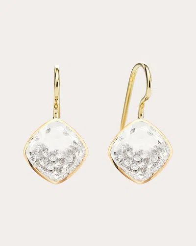Moritz Glik Women's Diamond Naipe Cushion Drop Earrings In Gold