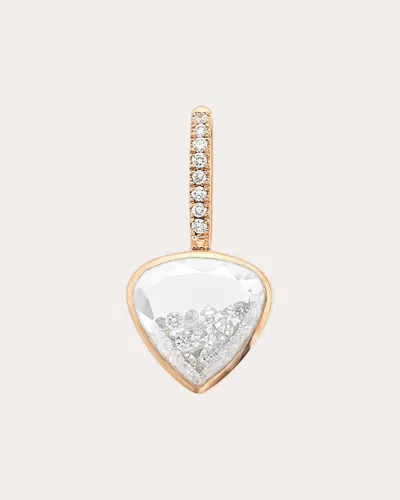 Moritz Glik Women's Diamond Naipe Heart-ish Charm In Gold