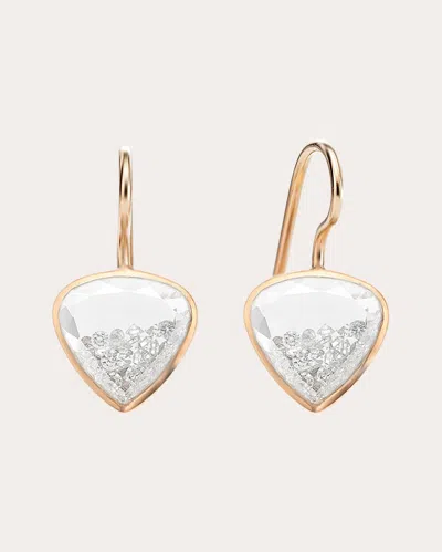 Moritz Glik Women's Diamond Naipe Heart-ish Drop Earrings In Gold