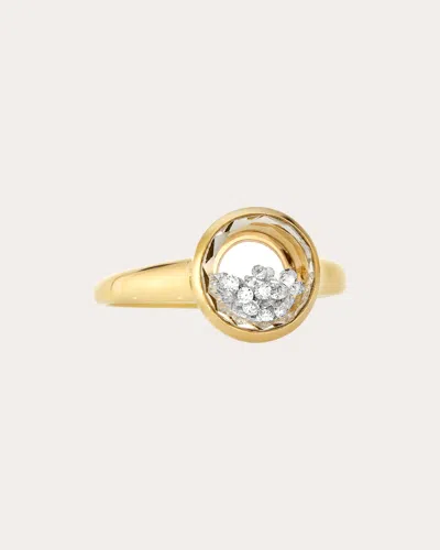 Moritz Glik Women's Diamond Neue Petite Circle Ring In Gold