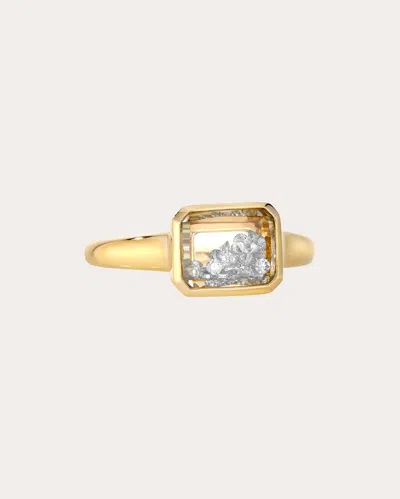Moritz Glik Women's Diamond Neue Petite Step-cut Ring In Gold