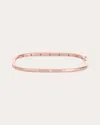 Moritz Glik Women's Diamond Petite Core Stacking Bangle In Gold