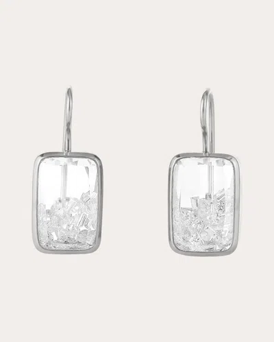 Moritz Glik Women's Diamond Petite Ten Fourteen Drop Earrings In Metallic