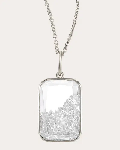 Moritz Glik Women's Diamond Ten Fourteen Pendant Necklace In Metallic