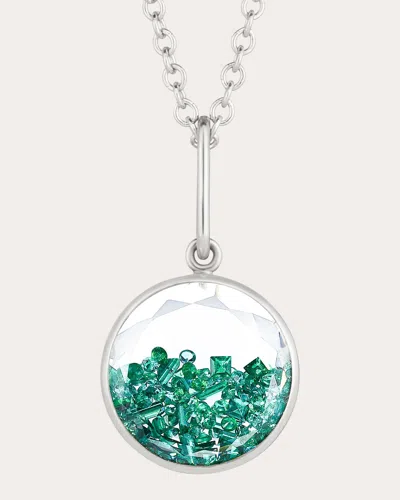 Moritz Glik Women's Emerald Core 12 Pendant Necklace In Metallic