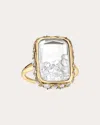 Moritz Glik Women's Ten Fourteen Antique Diamond & 18k Gold Ring