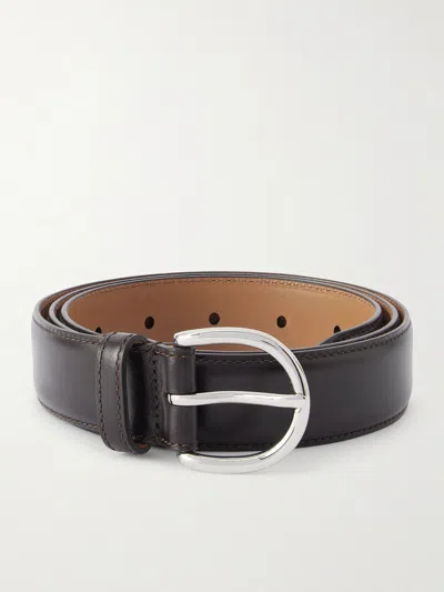 Morjas 3cm Leather Belt In Brown