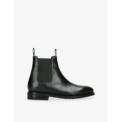 Morjas Ens  The Chelsea Leather Boots In Animal Print