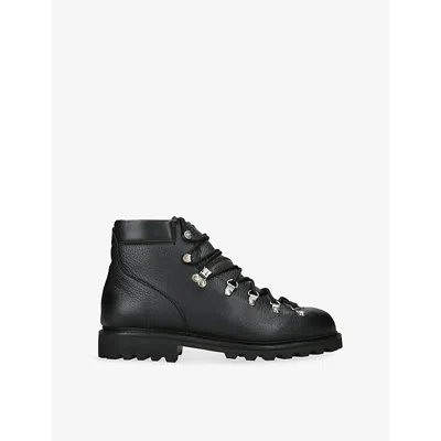 Morjas Mens Black The Hiking Leather Boots Eur 43 / 9 Uk In Multi