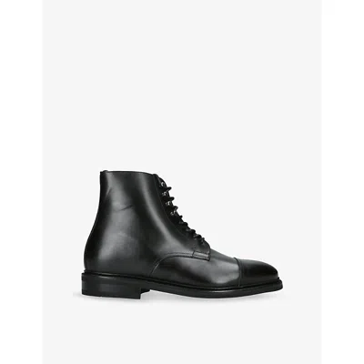 Morjas Mens Jumper Leather Derby Boots Black Eur 44 / 10 Uk