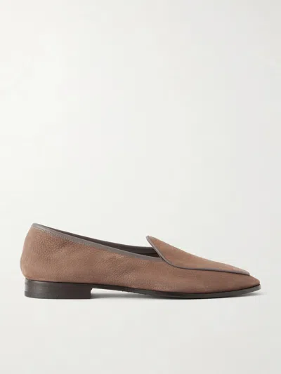 Morjas The Belgian Nubuck Loafers In Multi