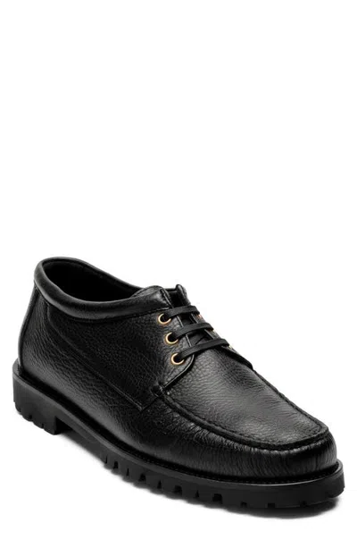 Morjas The Camp Moc Leather Shoe In Black