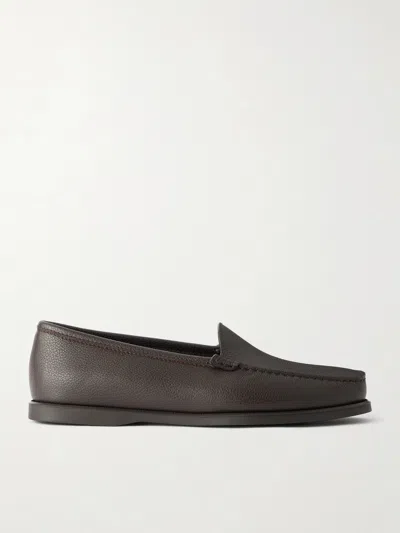 Morjas The Venetian Full-grain Leather Loafers In Multi