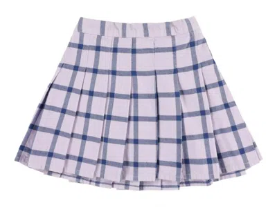Morley Kids' Girl's Taven Pleated Short Skirt In Lilac In Pink