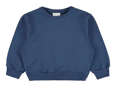 Morley Kid's Snoopy Wide Sweater In Deep Sea In Blue