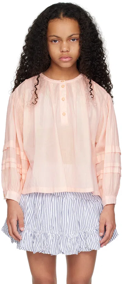Morley Kids Pink Ural Top In Powder