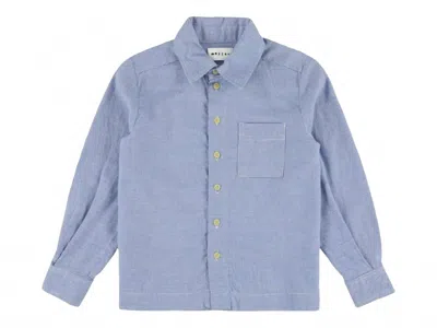 Morley Kids Tur Collared Shirt In Blue