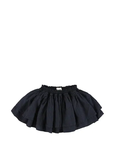Morley Kids' Margot Tiered Ruffled Skirt In Blue