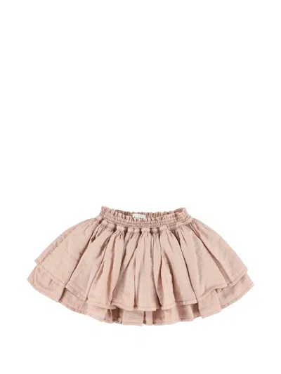 Morley Kids' Margot Tiered Ruffled Skirt In Pink