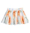 Morley Sprint Charlotte Printed Cotton Skirt In Nectarine