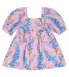 Morley Suzy Delphinium Printed Cotton Dress In Rose