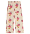 Morley Tatum Floral Pleated Cotton Pants In Multicoloured