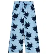 Morley Tatum Roses Pleated Straight Jeans In Blue