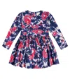 Morley Tempo Floral Cotton-blend Dress In Pink