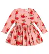 Morley Tempo Floral Cotton-blend Dress In Red
