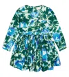 Morley Tempo Floral Georgette Dress In Green