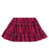 Morley Tiered Checked Cotton Skirt In India