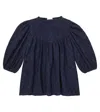 Morley Tulsa Pleated Cotton Dress In Blue