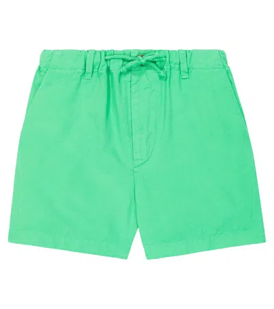 Morley Kids' Uman Quinn Cotton And Linen Shorts In Lawn