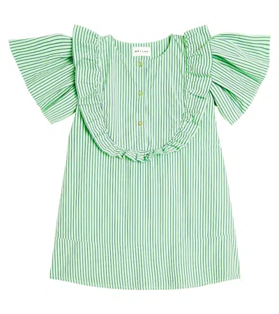 Morley Kids' Kleid Ummy Aus Baumwolle In Green