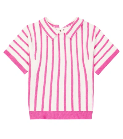 Morley Kids' Uniform Cotton Top In Pink