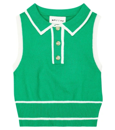 Morley Kids' Upgrade Cotton Vest In Grün