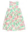 Morley Ury Printed Cotton Dress In Pink