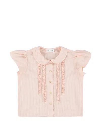 Morley Kids' Xamari Ruffled Shirt In Pattern