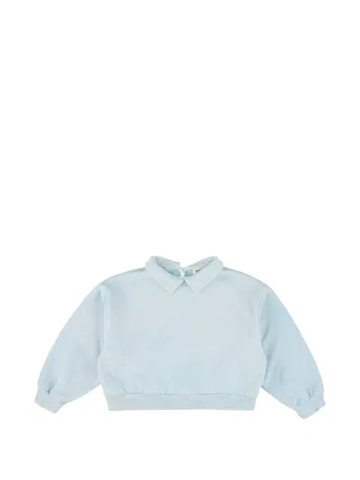 Morley Kids' Xiria Collar-detail Sweater In Blue