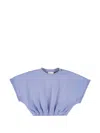 Morley Xose Elasticated-hem T-shirt In Blue
