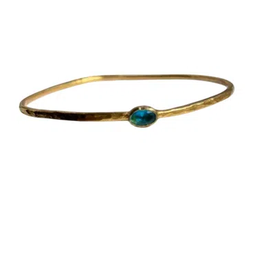 Morning Blue. Women's Gold City Point Bracelet In Neutral