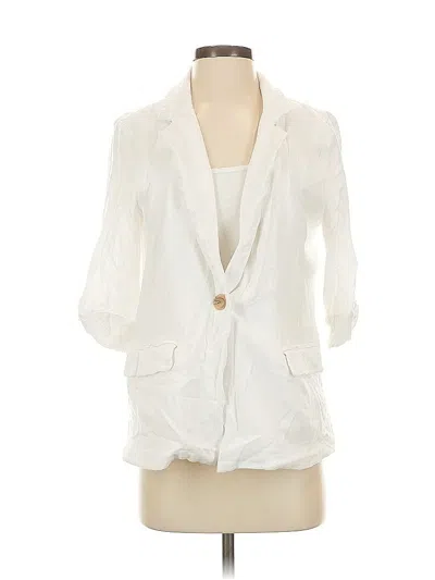 Pre-owned Morning Lavender Blazer Jacket In White