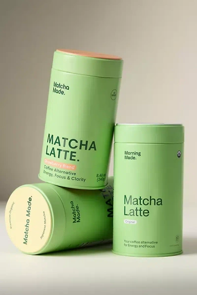 Morning Made Matcha Tin In Green