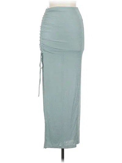 Pre-owned Morning Mist Formal Skirt In Blue