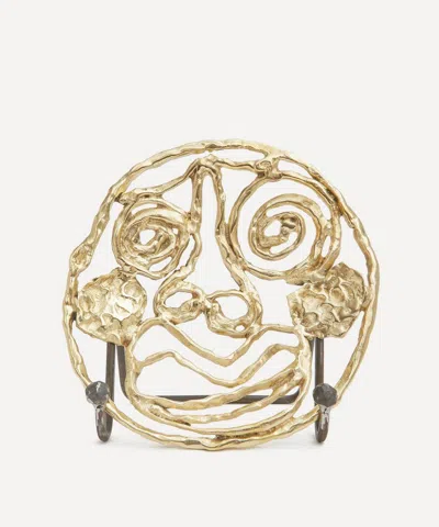 Moro Face 1 Brass Tray